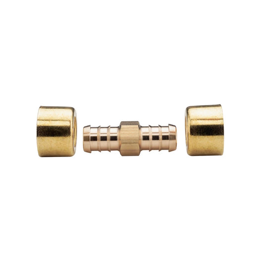 Hose Joiner, 5mm ID Hose, 5/8-18UNF Crimped